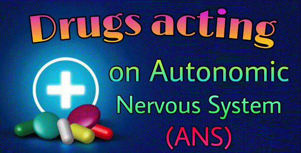 Drugs Acting on Autonomic Nervous System